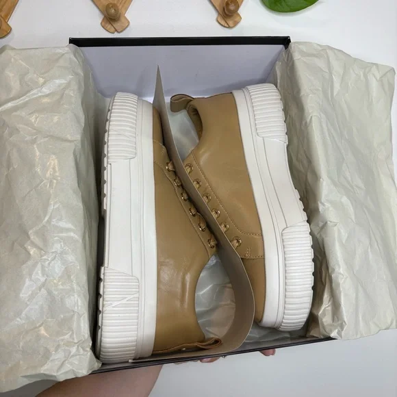 J/SLIDES West Nude Leather Platform Shoes - Picture 9 of 13